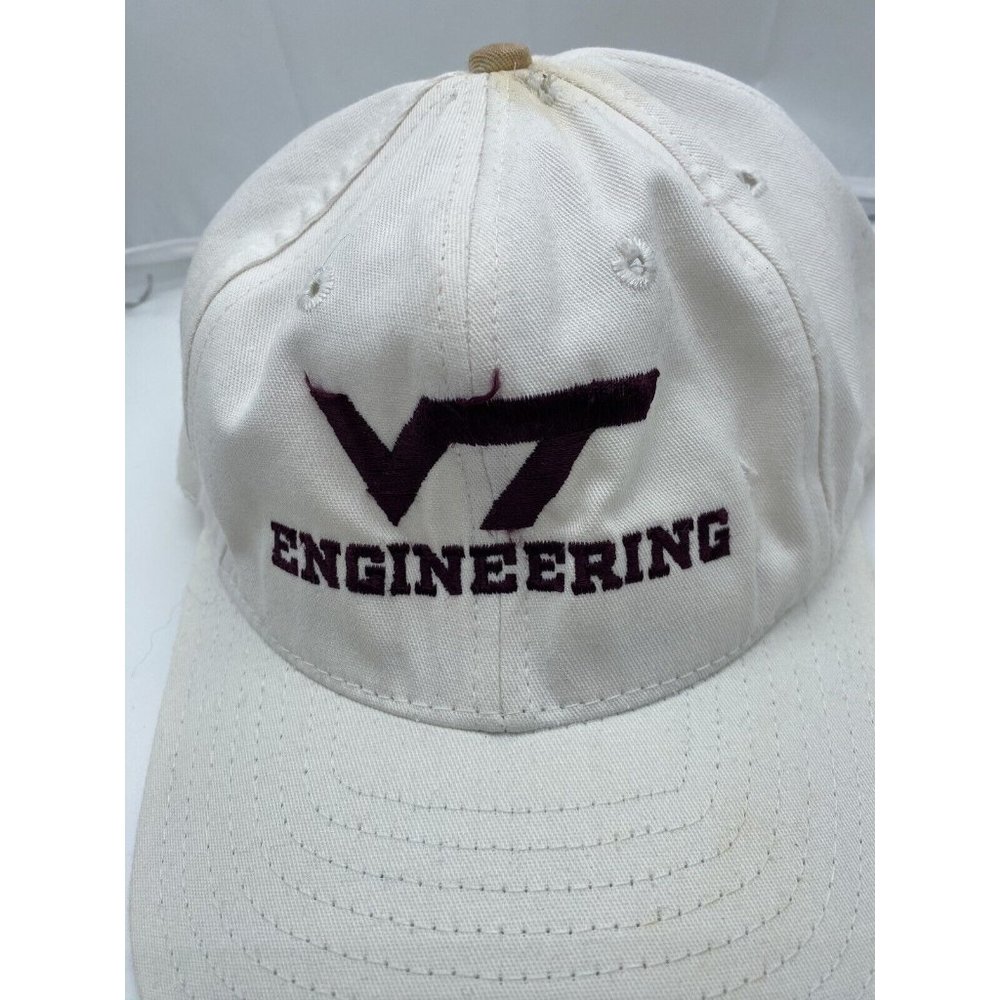 Virginia Tech Engineering White Adjustable Baseba… - image 8